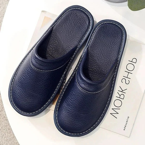 Sandra | Relaxed Slip-On Stitched Comfort Slippers