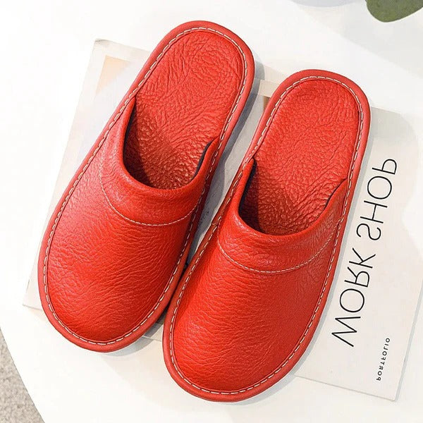 Sandra | Relaxed Slip-On Stitched Comfort Slippers
