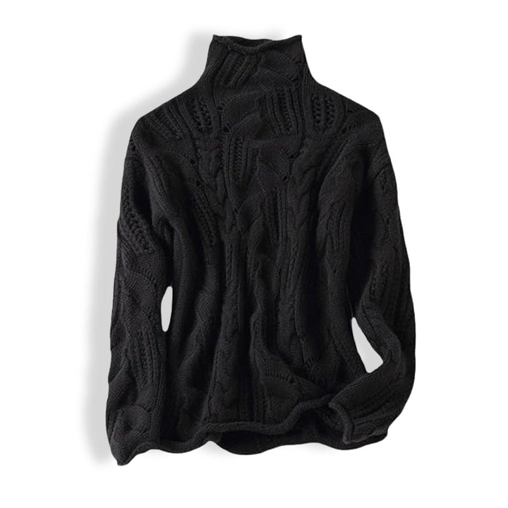 Shirley | Cozy Cable-Knit Turtleneck Sweater with Relaxed Fit