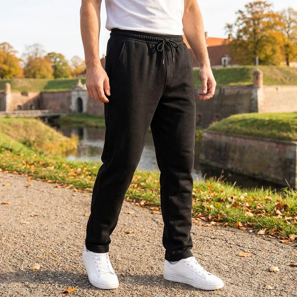 Theo | Chik Jogging Bukser med Elastisk Talje og Snørebånd