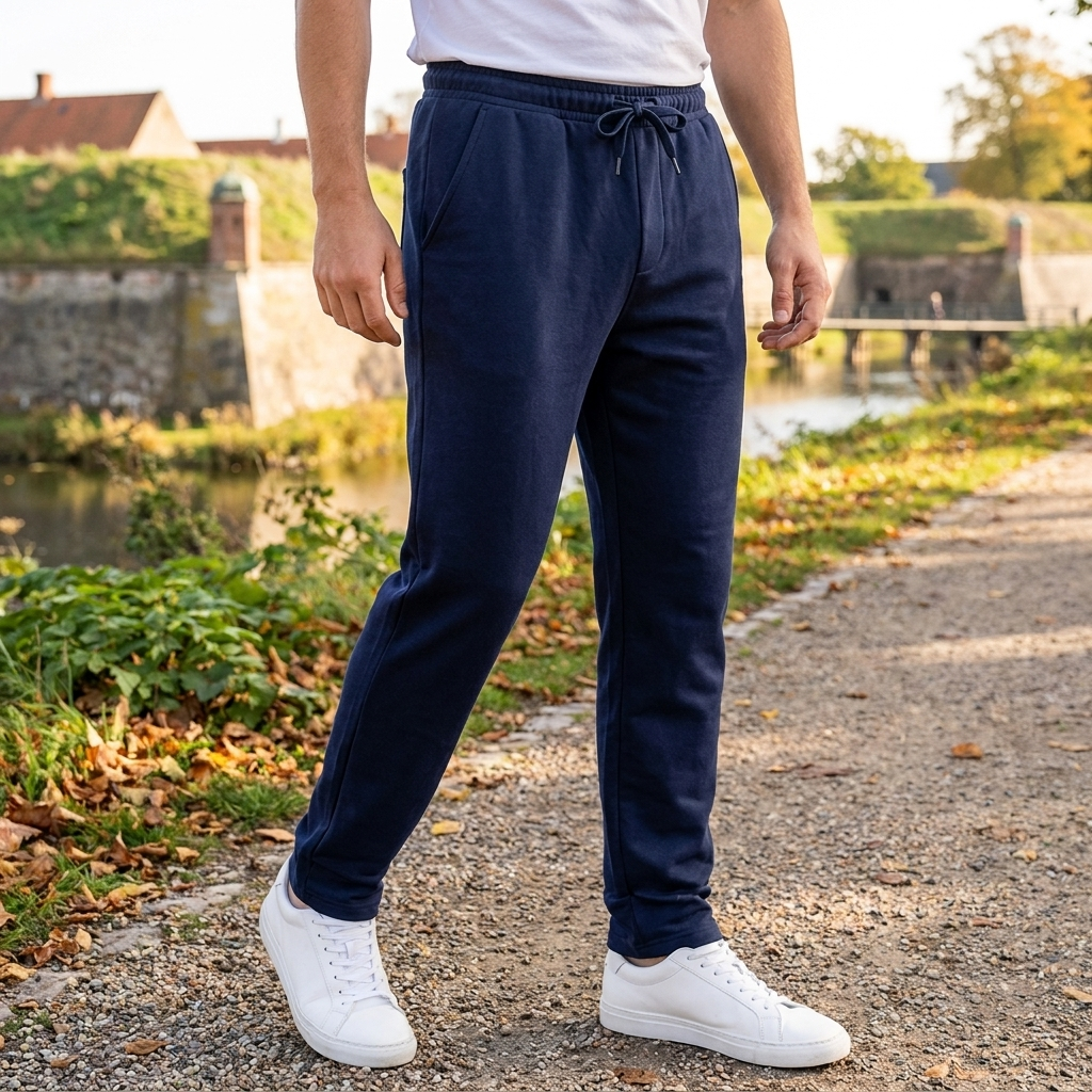 Theo | Chik Jogging Bukser med Elastisk Talje og Snørebånd