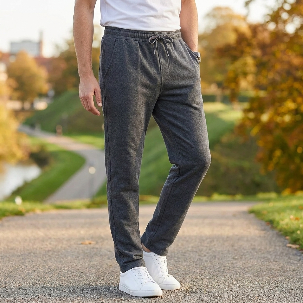 Theo | Chik Jogging Bukser med Elastisk Talje og Snørebånd
