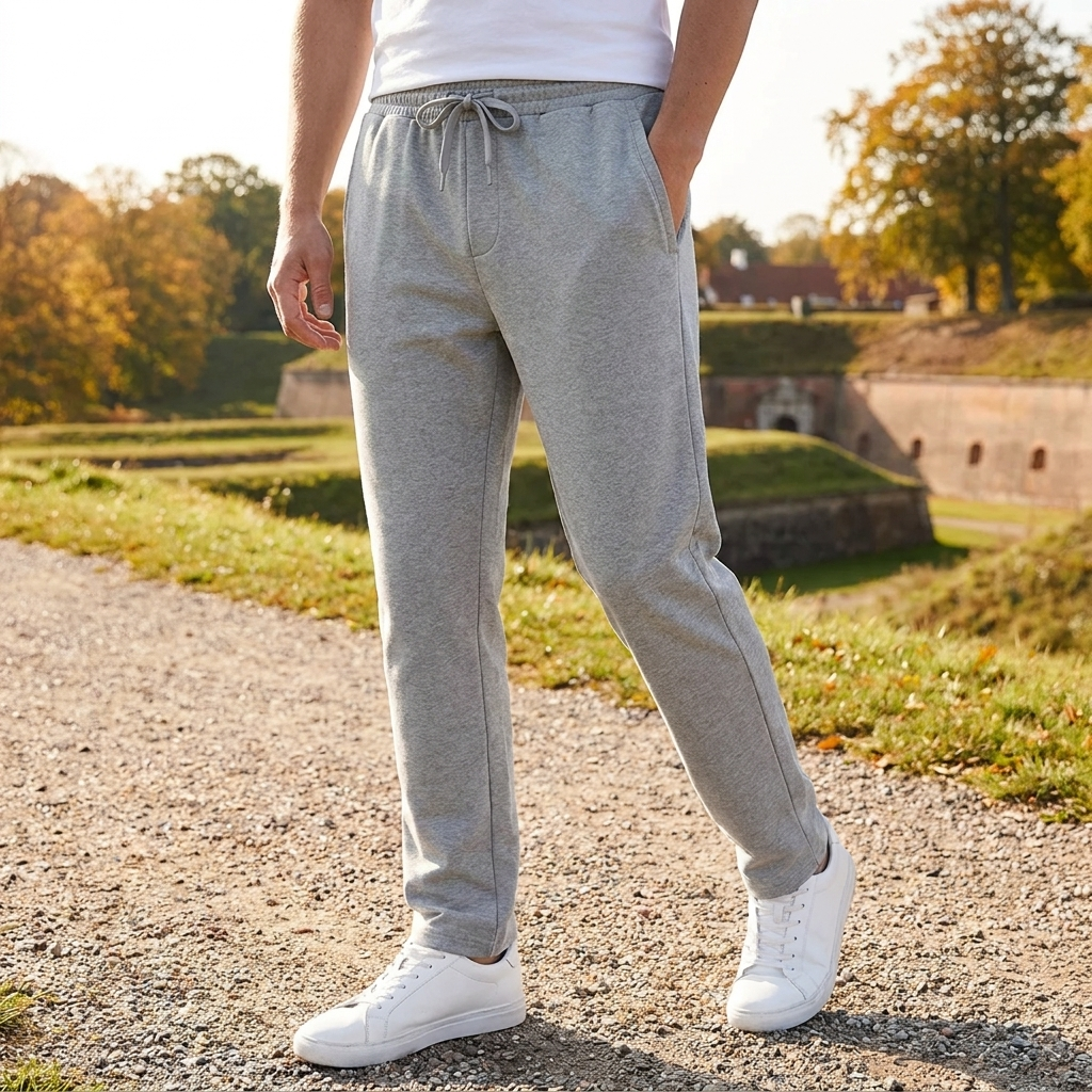 Theo | Chik Jogging Bukser med Elastisk Talje og Snørebånd