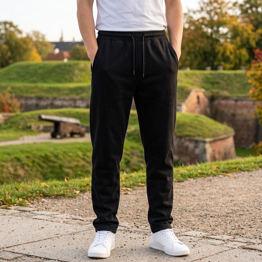 Theo | Chik Jogging Bukser med Elastisk Talje og Snørebånd