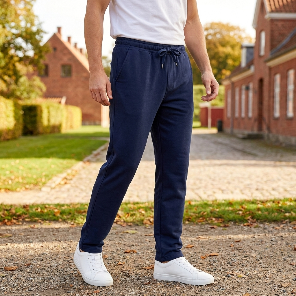Theo | Chik Jogging Bukser med Elastisk Talje og Snørebånd
