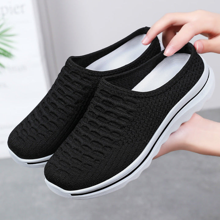 Virginia | Cozy Slip-On Mesh Walking Slippers with Cushioned Sole