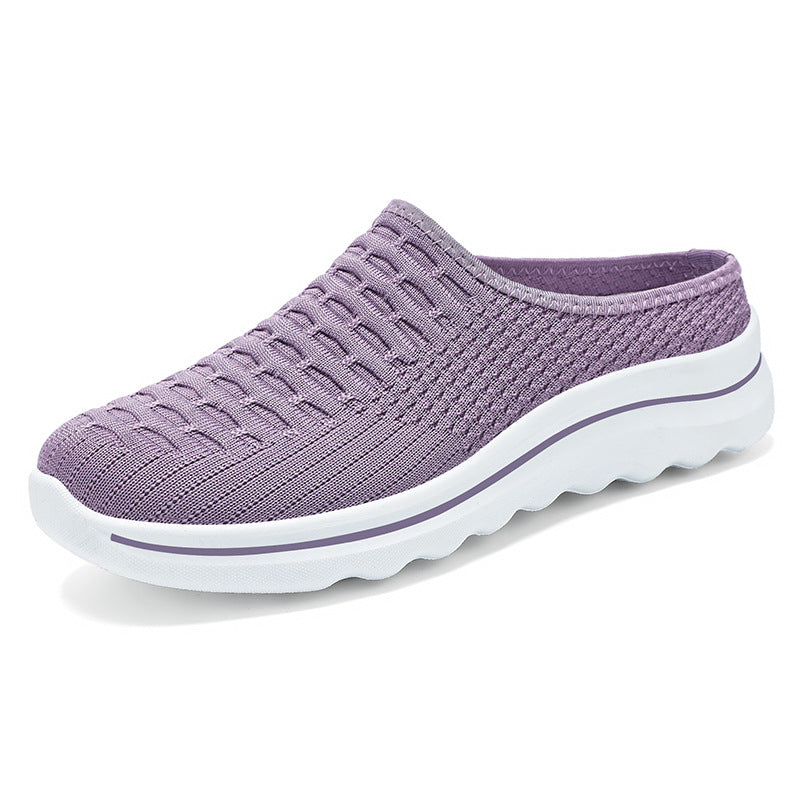 Virginia | Cozy Slip-On Mesh Walking Slippers with Cushioned Sole