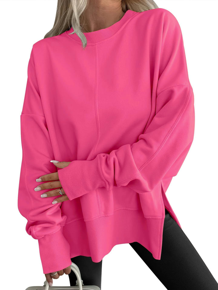 Virginia | Timeless Oversized Long Sleeve Crewneck Sweatshirt