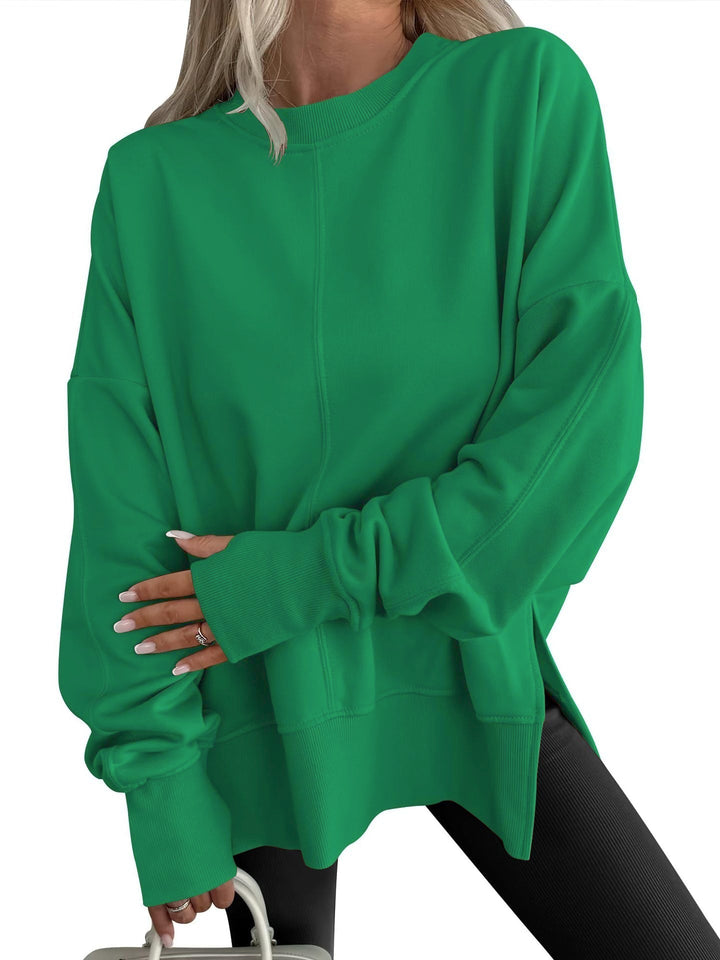 Virginia | Timeless Oversized Long Sleeve Crewneck Sweatshirt